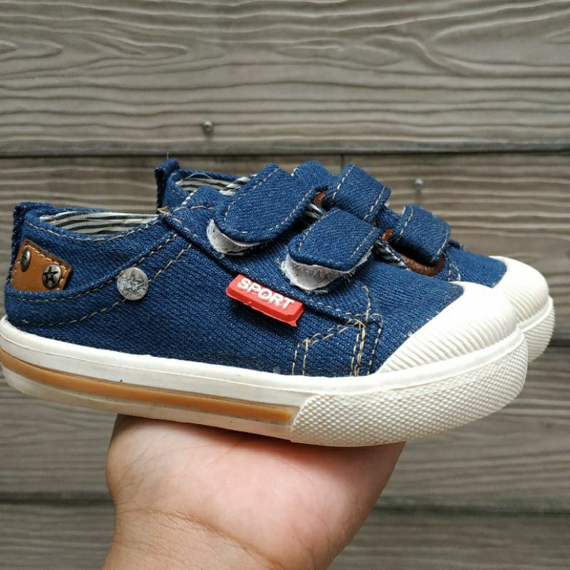 SALE JUAL RUGI KMS5 Navy 23 STOK LAMA Titipan Toko Sepatu Anak