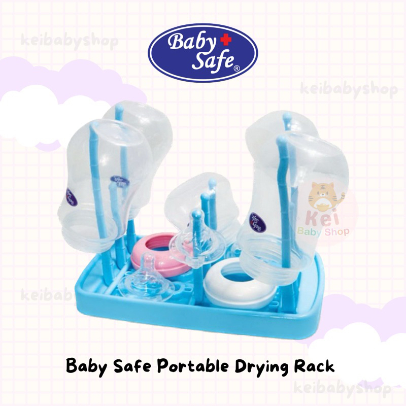 Baby Safe Drying Rack Portable DR008 / Rak Pengering Botol Susu Portabel