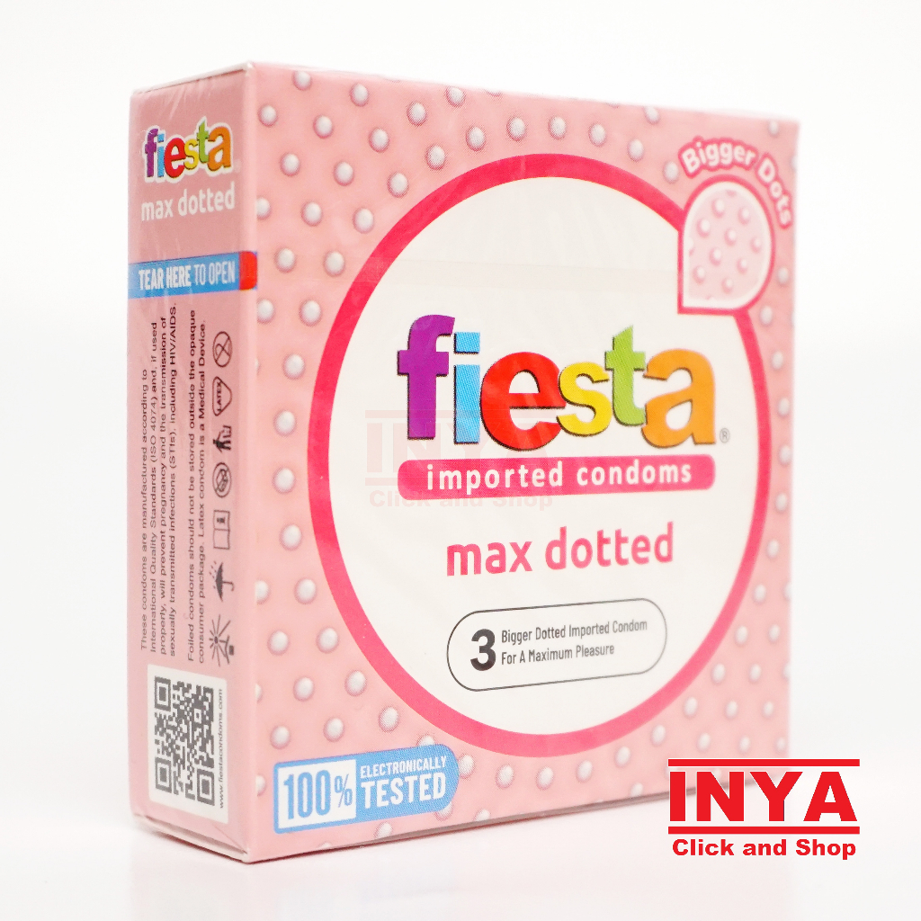 Kondom FIESTA DOTTED CONDOM isi 3pcs