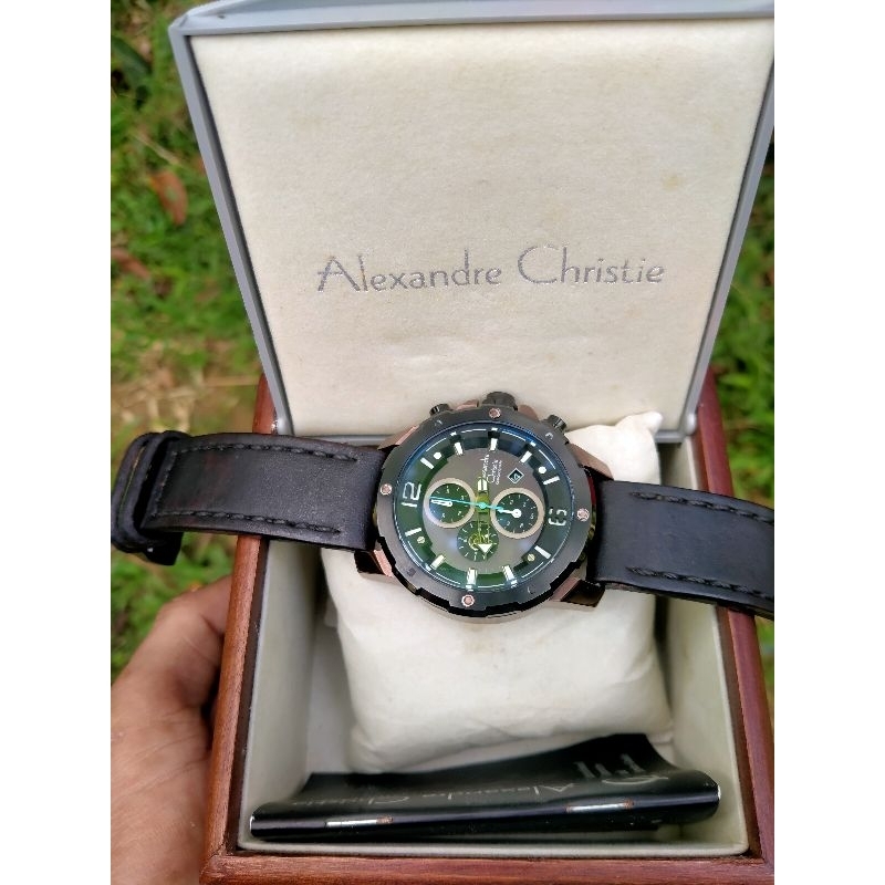 jam tangan alexandre christie original 6410 MC second