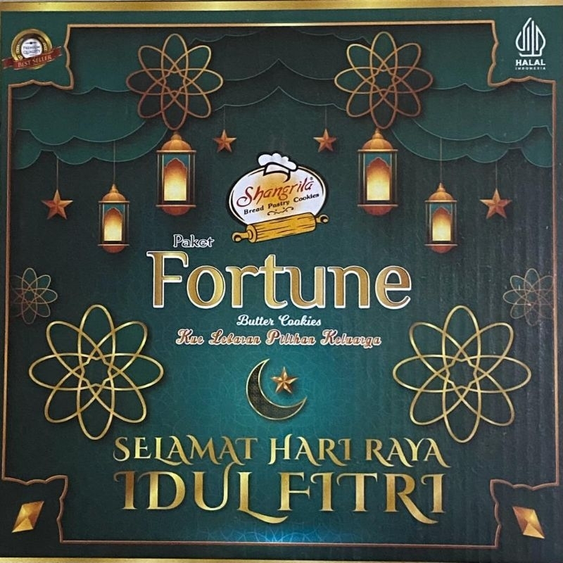 

KUE LEBARAN FORTUNE ISI 6 TOPLES