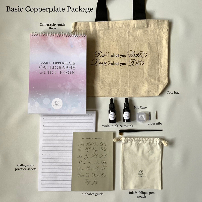 

Copperlate Calligraphy Learning Kit