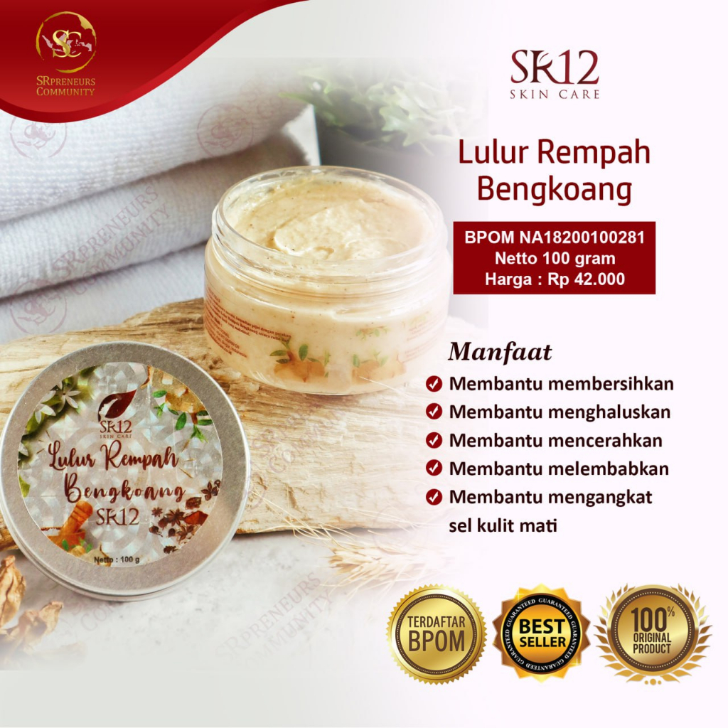 LULUR REMPAH BENGKOANG - Wangi Pengantin Baru / LULUR PENCERAH / LULUR PEMUTIH / LULUR SR12