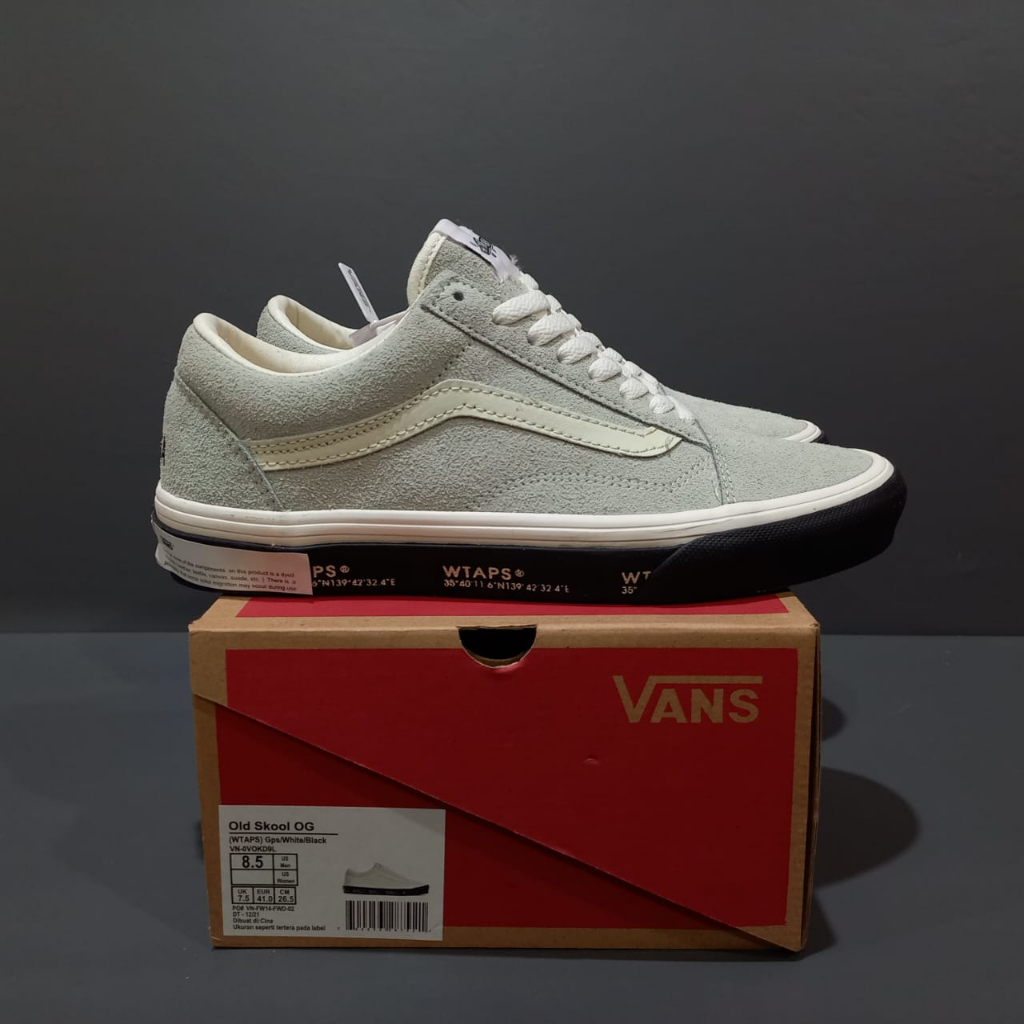 SEPATU PRIA SNEAKERS KASUAL VANS OLDSKOOL WTAPS OG GPS WAFFLE DT BNIB FREE KAOS KAKI