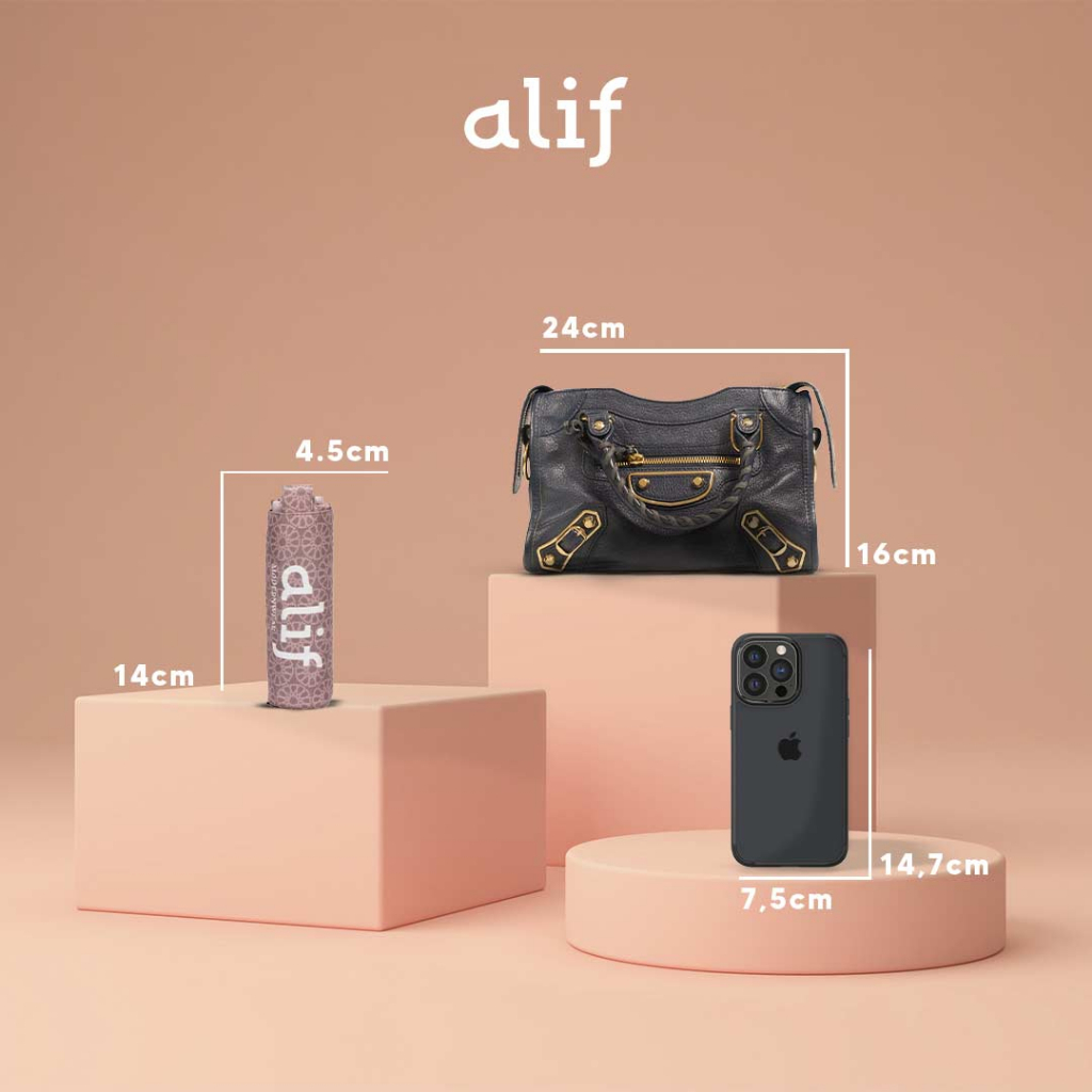 ALIF SAJADAH GENGGAM TRAVEL / SAKU / PORTABLE / WATERPROOF ( ALIF MODERN WEAR SJG-0181 )