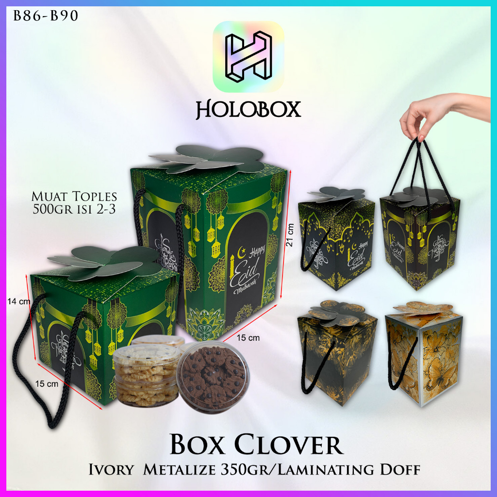 

Kotak Kue Toples Lebaran Hamper Dus Packaging Box |B86-B87