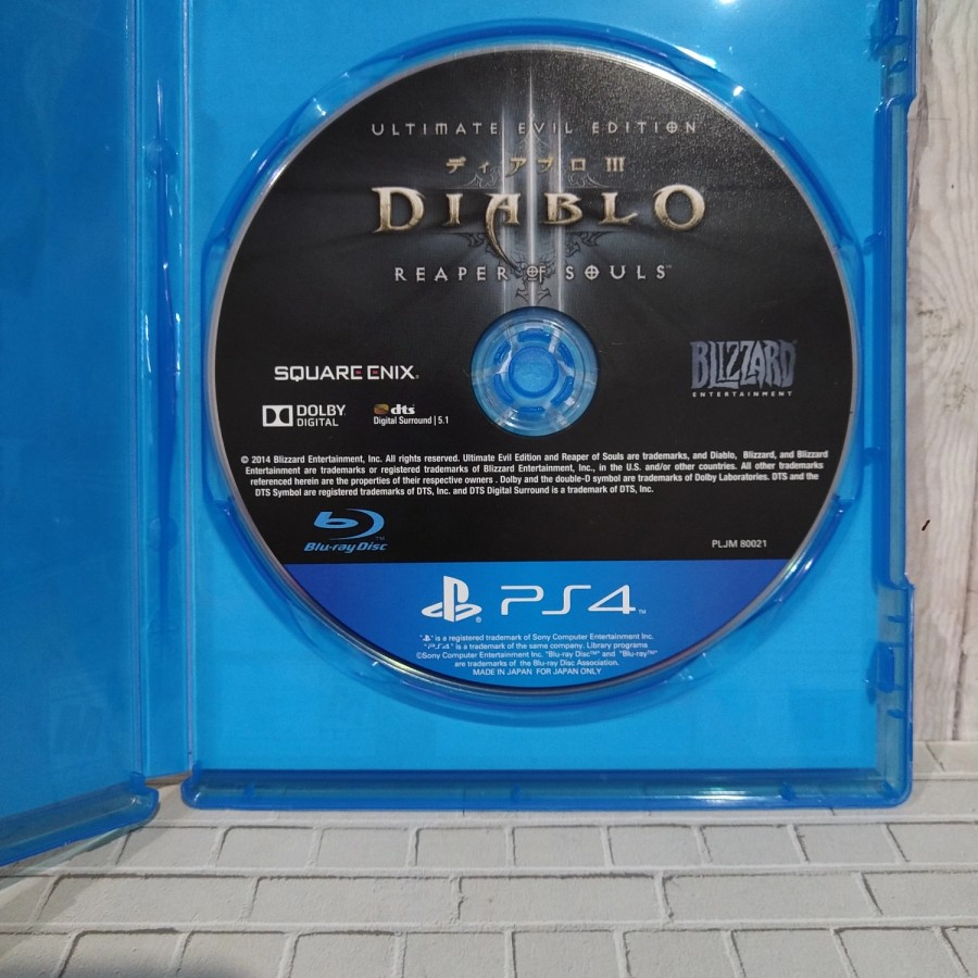KASET PS4 SECOND DIABLO 3 ULTIMATE EVIL EDITION CD BEKAS ORIGINAL