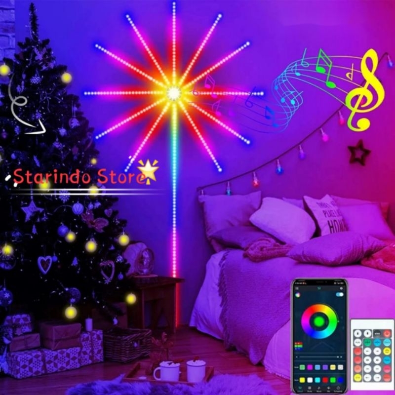 Lampu Led Kembang Api / Rockware Firework Led Magic Colok Lamp/ Lampu strip Hias