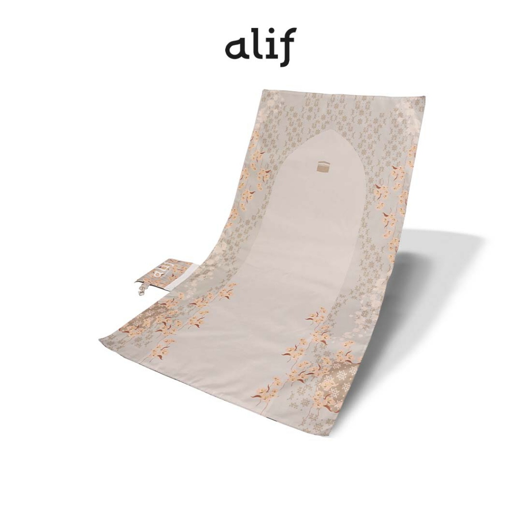 ALIF SAJADAH GENGGAM TRAVEL / SAKU / PORTABLE / WATERPROOF ( ALIF MODERN WEAR SJG-0195 )