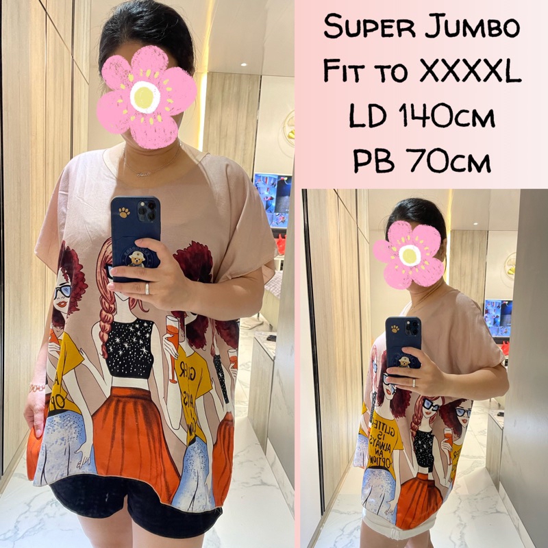 BAJU BALI|ATASAN BLUS NECI JUMBO RAYON ARMOR FIT TO 4XL SJ/KRIBO REAL PICT