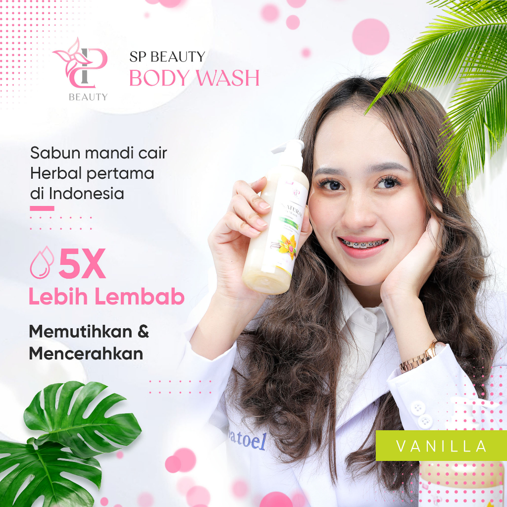 Sp Beauty Body Wash sabun cair herbal 500ml. Extra vitamin C. A &amp; Collagen. - Sabun mandi cair pemutih badan sabun cair pemutih .sabun cair herbal 500ml