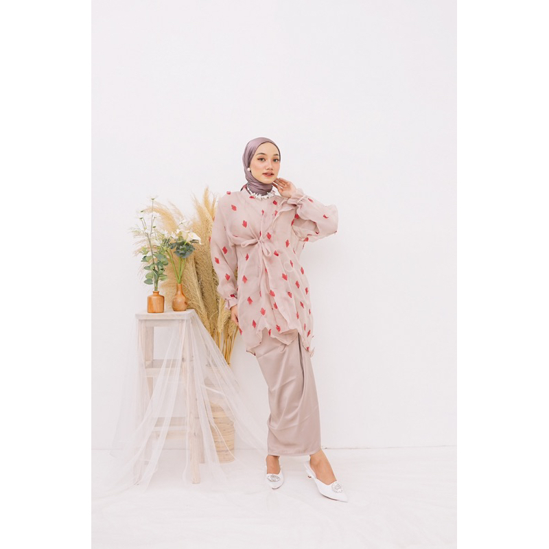 outer kondangan organza 3 D / outer organza / blazer organzad