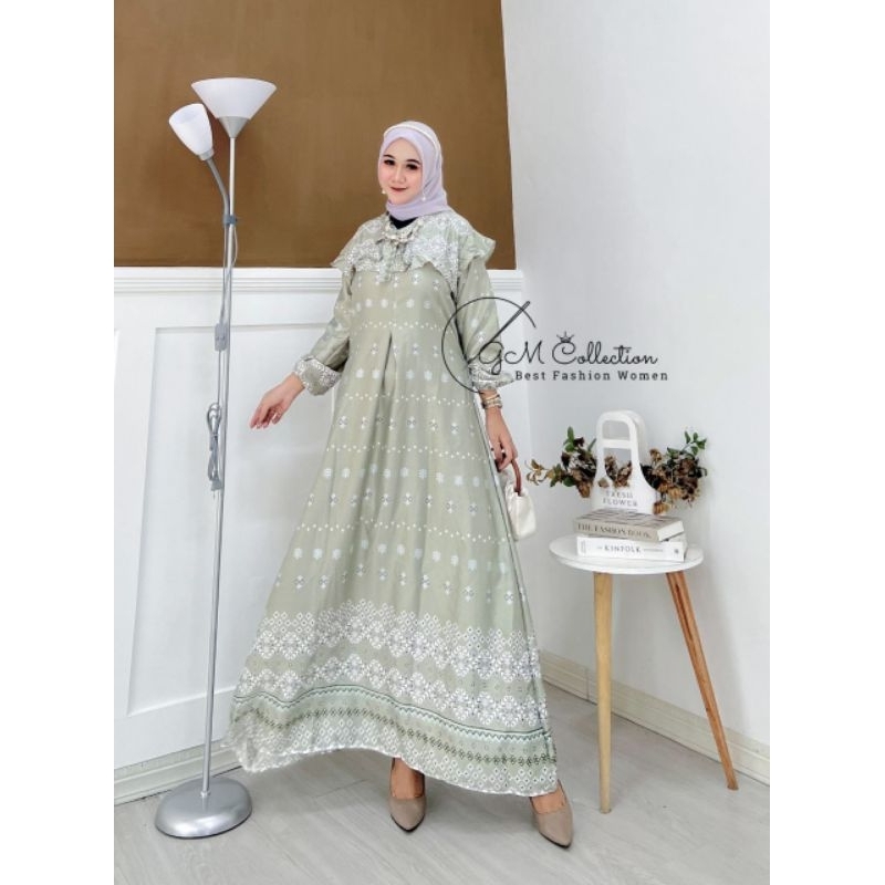 GAMIS RAYA SERIES | GAMIS BUSUI | DRESS KONDANGAN GAMIS DIOR SILK