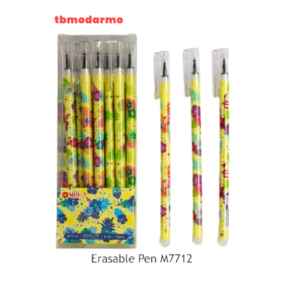 Tbmo VIS-1 Pack Bolpen Erasable / Dpt Di Hapus Fancy