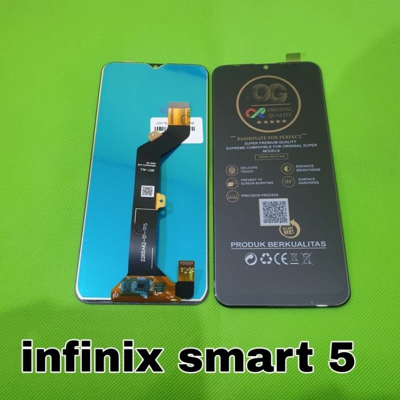 lcd ts touchscreen infinix smart 5 x657 x657c / hot 10 lite