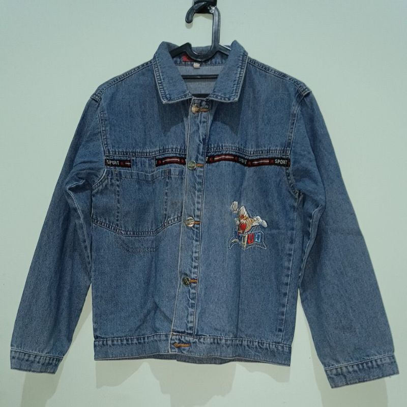 PRELOVED JESSICA Jaket Denim Anak Laki-Laki Ultraman