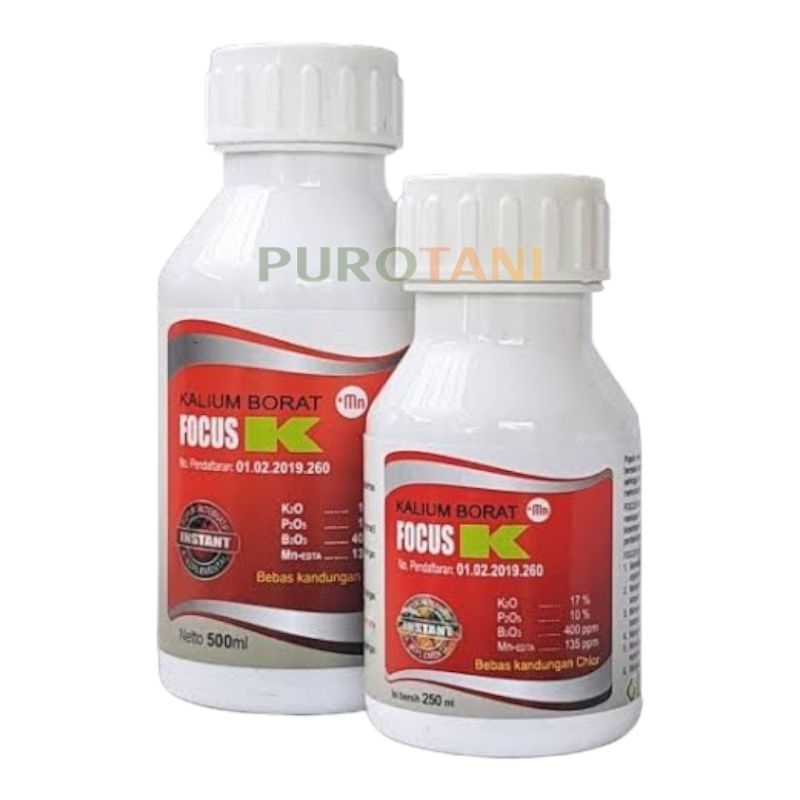 Focus K Pupuk Kalium Borate Boron 500ML