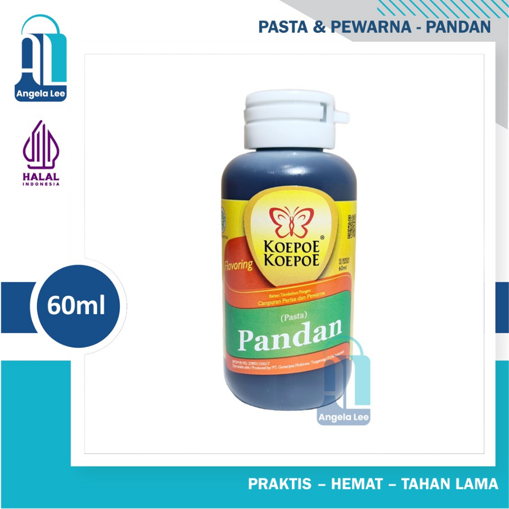 Koepoe Koepoe Perisa Pewarna Pasta Pandan Talas Taro Ungu Koepoe 60ml