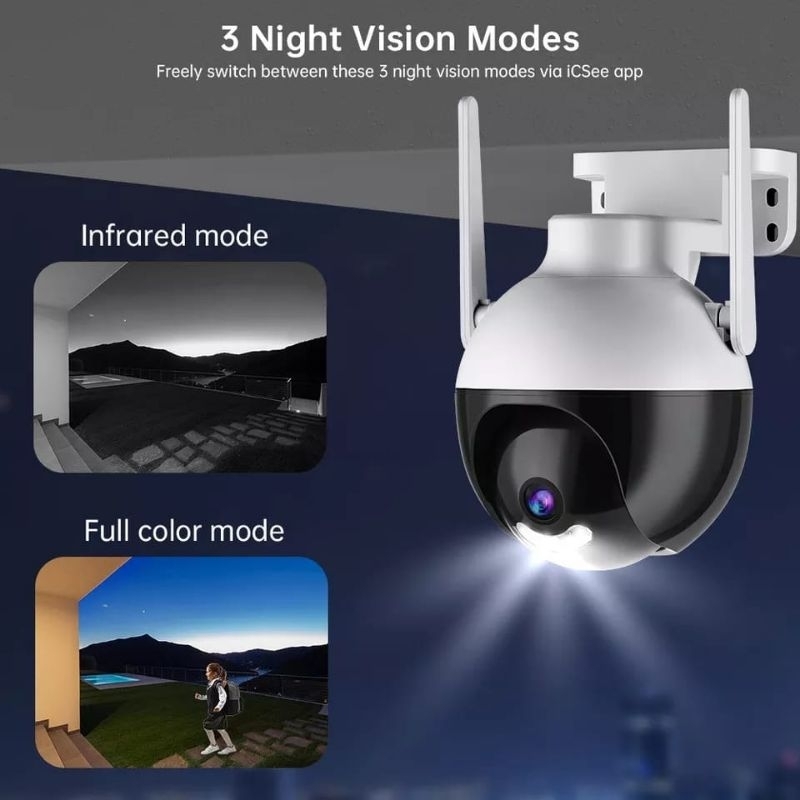 IP CAMERA V380 OUTDOOR 8MP WIFI WIRELESS FULL HD 1080P CAMERA CCTV PTZ SPEED DOME