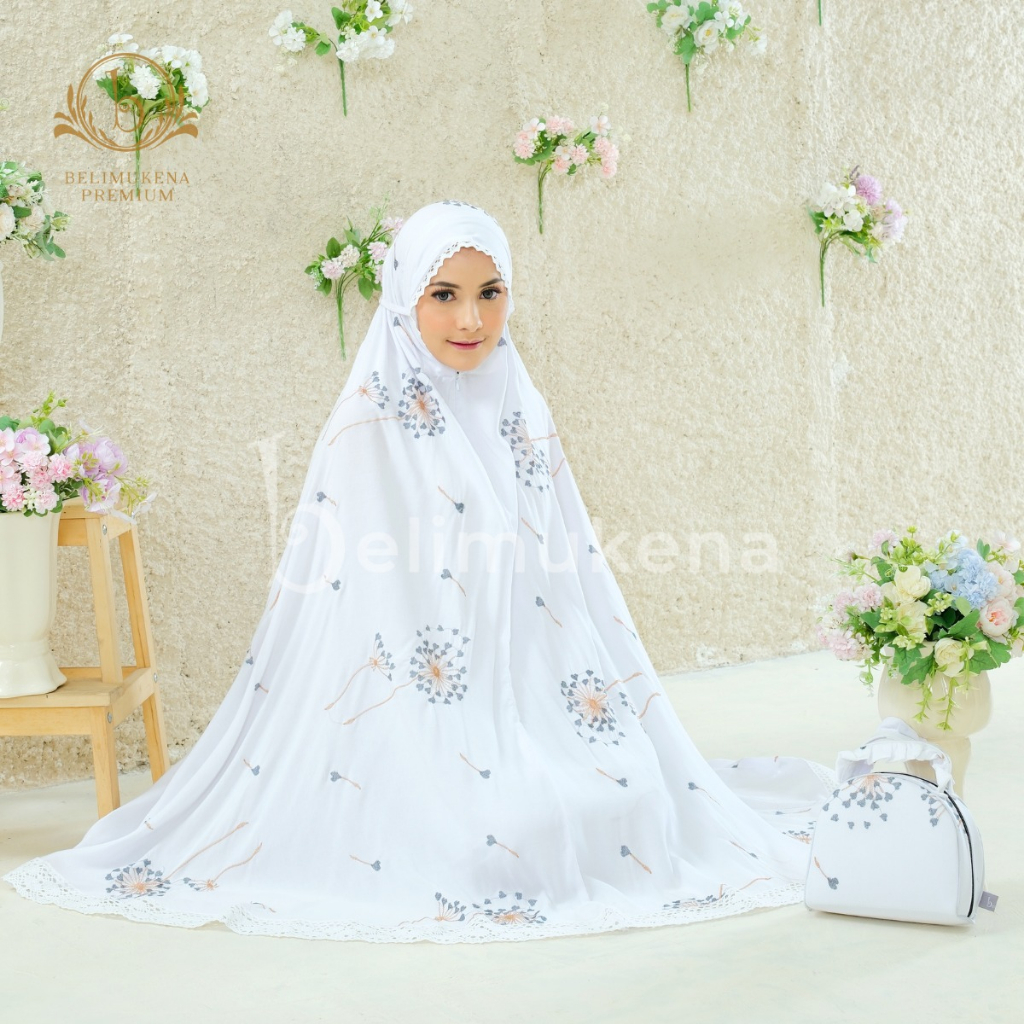 Mukena Dewasa Rayon Bordir 2in1 Fayola