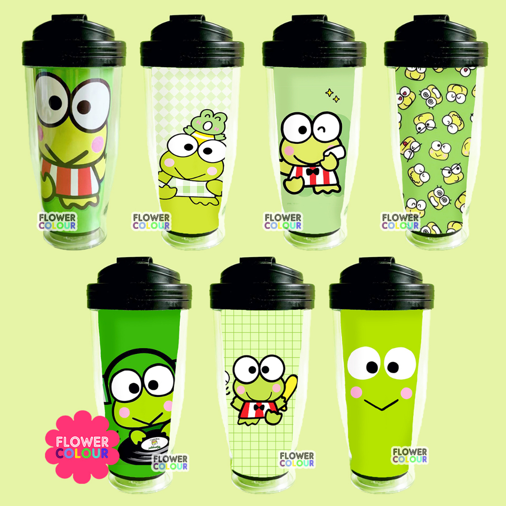 Tumblr Keroppi /  Tempat Minum Karakter Kartun Keroppi / Tumbler Karakter Keroppi