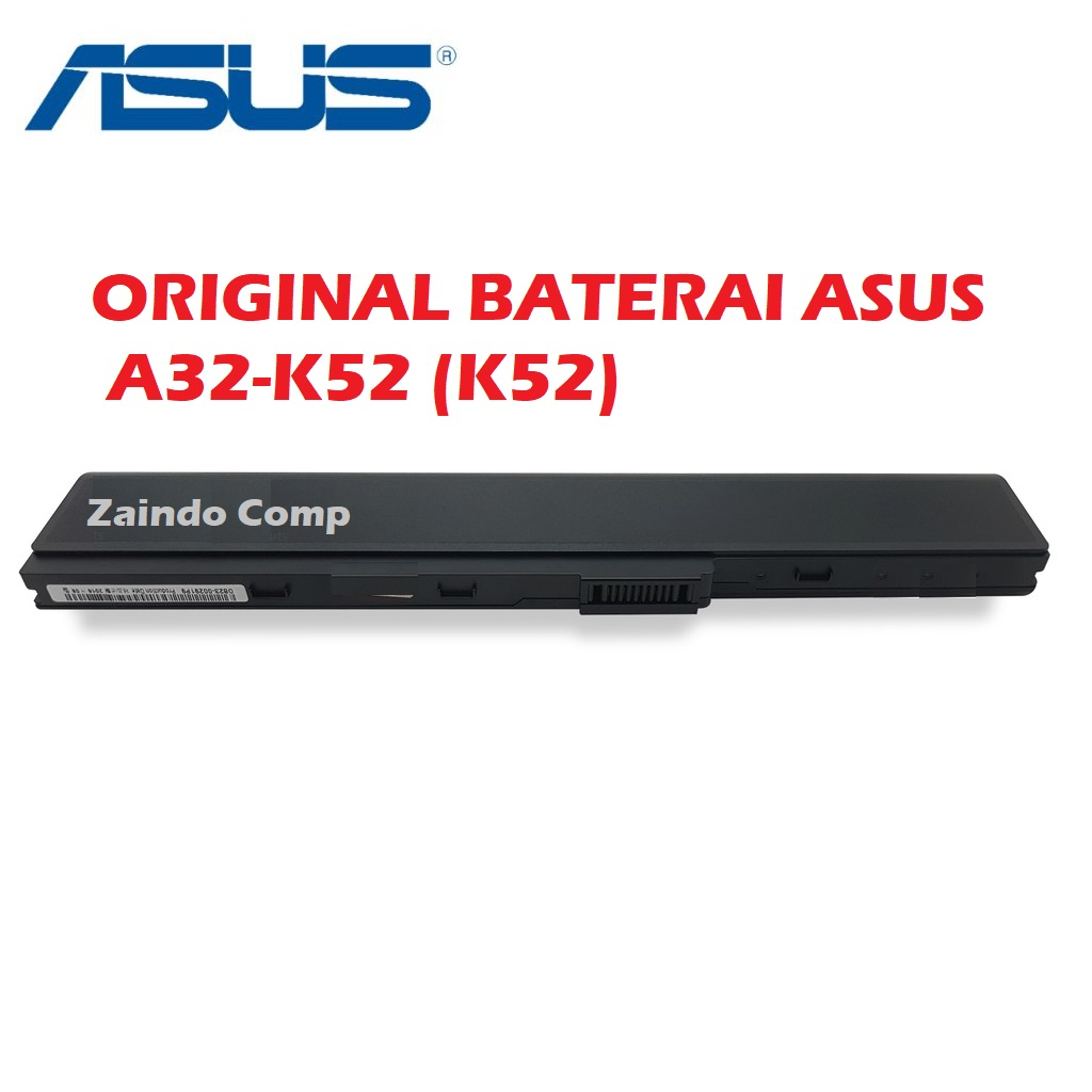 ORIGINAL BATERAI ASUS A32-K52 (K52) A42 A42J A42F K52 A52 A52F K42DR K42J K42JA K42JB K42JC K42JE K42JK A42DY Series / A31-K52 A32-K52 A41-K52 A42-K52 A31-B53 K52L681