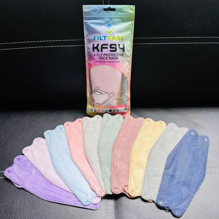 MASKER KF94 Isi 10pcs FILTCARE 4Ply Earloop Disposable