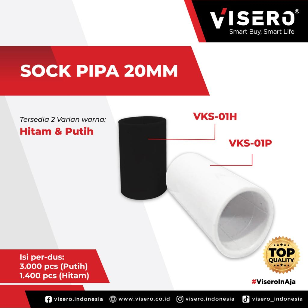 Visero Sok Pipa Conduit 20mm VKS 01 / Sambungan Pipa 20MM