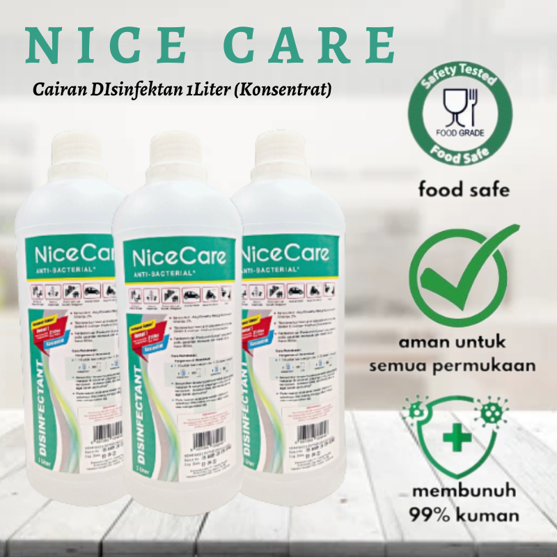 NiceCare Anti Bacterial Disinfectant 1 Liter [NCD]