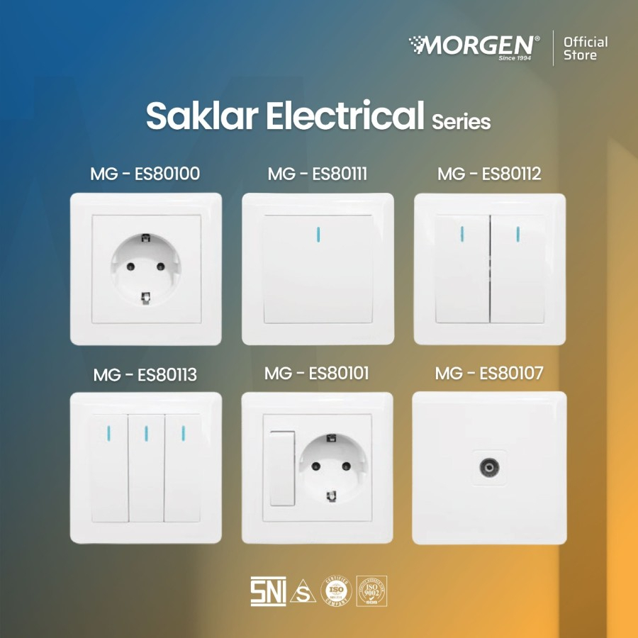 Morgen Stop Kontak Saklar 80100/80111/80112/80113/80101/80107 ES Series