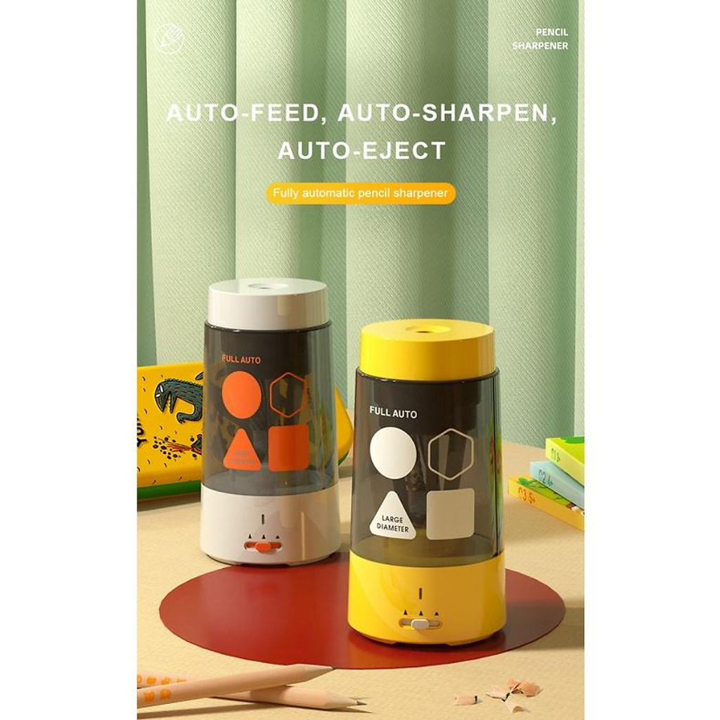 

Mideer Automatic Pencil Sharpener Mainan Edukasi Anak Rautan Elektrik