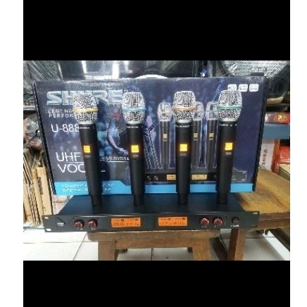 Mic Wireless Shure U 8889 4Mic Handle Wireless