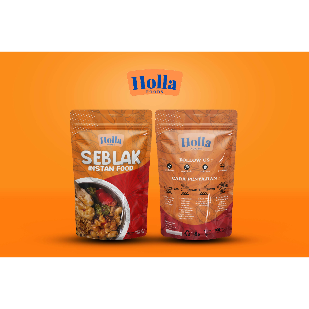 

Holla Foods Seblak Instant Viral (180gr)