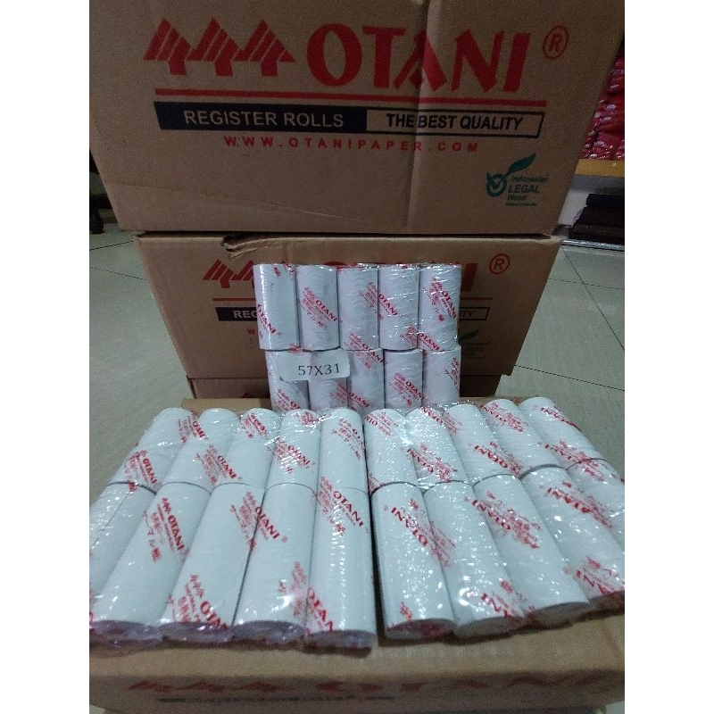 

1dus kertas thermal otani ukuran 57X31 paling murah isi 100pcs