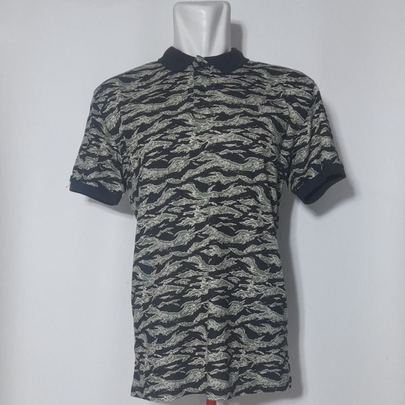 Kaos Insight Original Camo Flame Polo Army