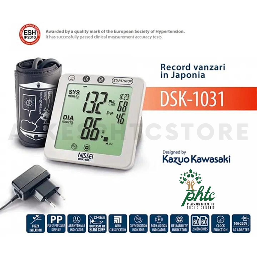 NISSEI - Tensimeter Digital Touch DSK 1031 | Tensi Digital Nissei