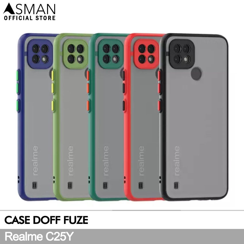 Asman Case Realme C25y Fuze Premium Shield Protector