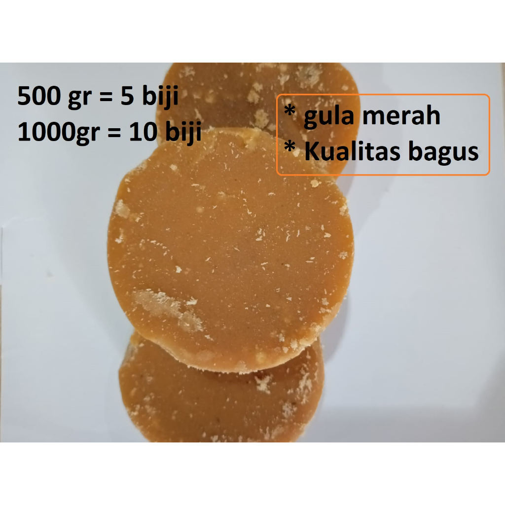 

Gula Merah Super Cap Mawar ASLI Jawa Kelapa Batok Mini Sugar Kualitas Bagus Premium 500gr / 1000gr / 1 kg