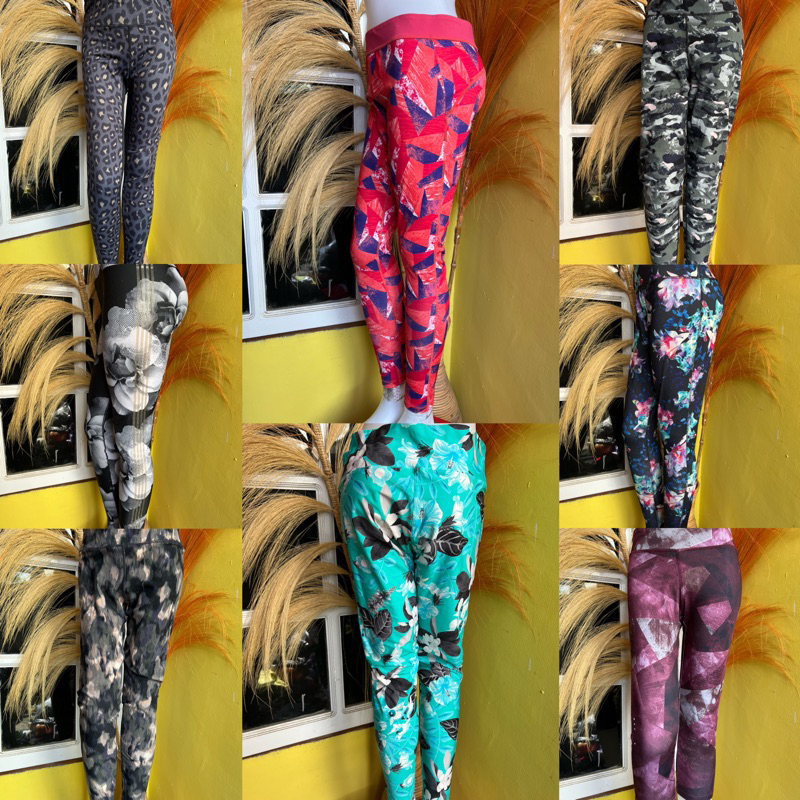 ETALASE LEGGING MOTIF,LEGGING SPORT GYM,SENAM II