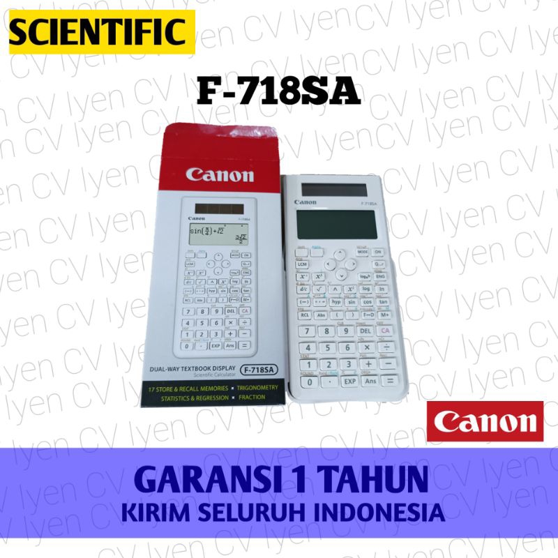 

kalkulator Scientific Canon F-718SA / Canon F 718SA / Canon 718sa / kalkulator canon