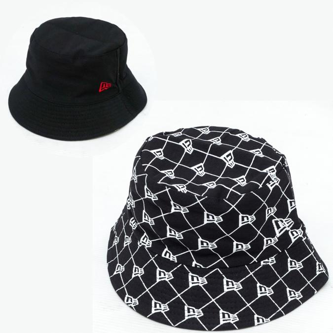 Topi Bucket Hat NY Monogram / Bucket Hat Bolak Balik