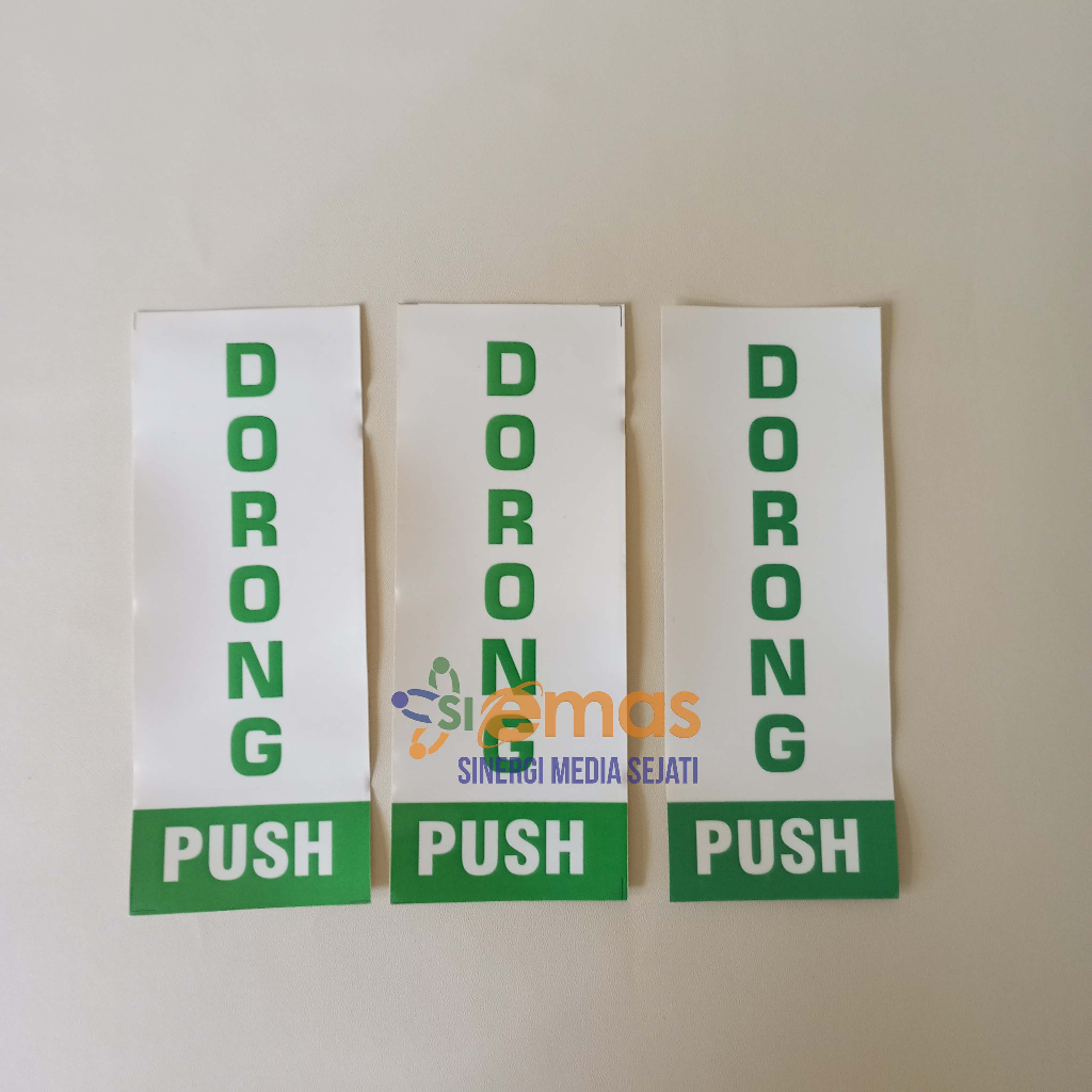 

Stiker Dorong Tarik | Stiker Pintu Dorong Tarik Bahan Vinyl