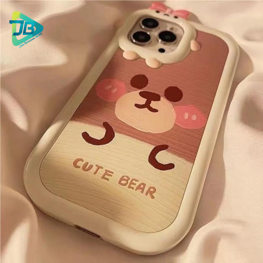 CUSTOM SOFTCASE PITACU FRAME KARAKTER CUSTOM CUTE BEAR FOR OPPO A9 A5 A31 A8 A15 A15S A3S A1K A57 2022 A77S A5S F9 A12 A11K A74 A95 A16 A54 A53 A33 2020 A52 A92 A72 A76 A36 A96 F11 A17 A17K RENO 8Z 7Z 4 4F 5F 5 5K 8 JB8629