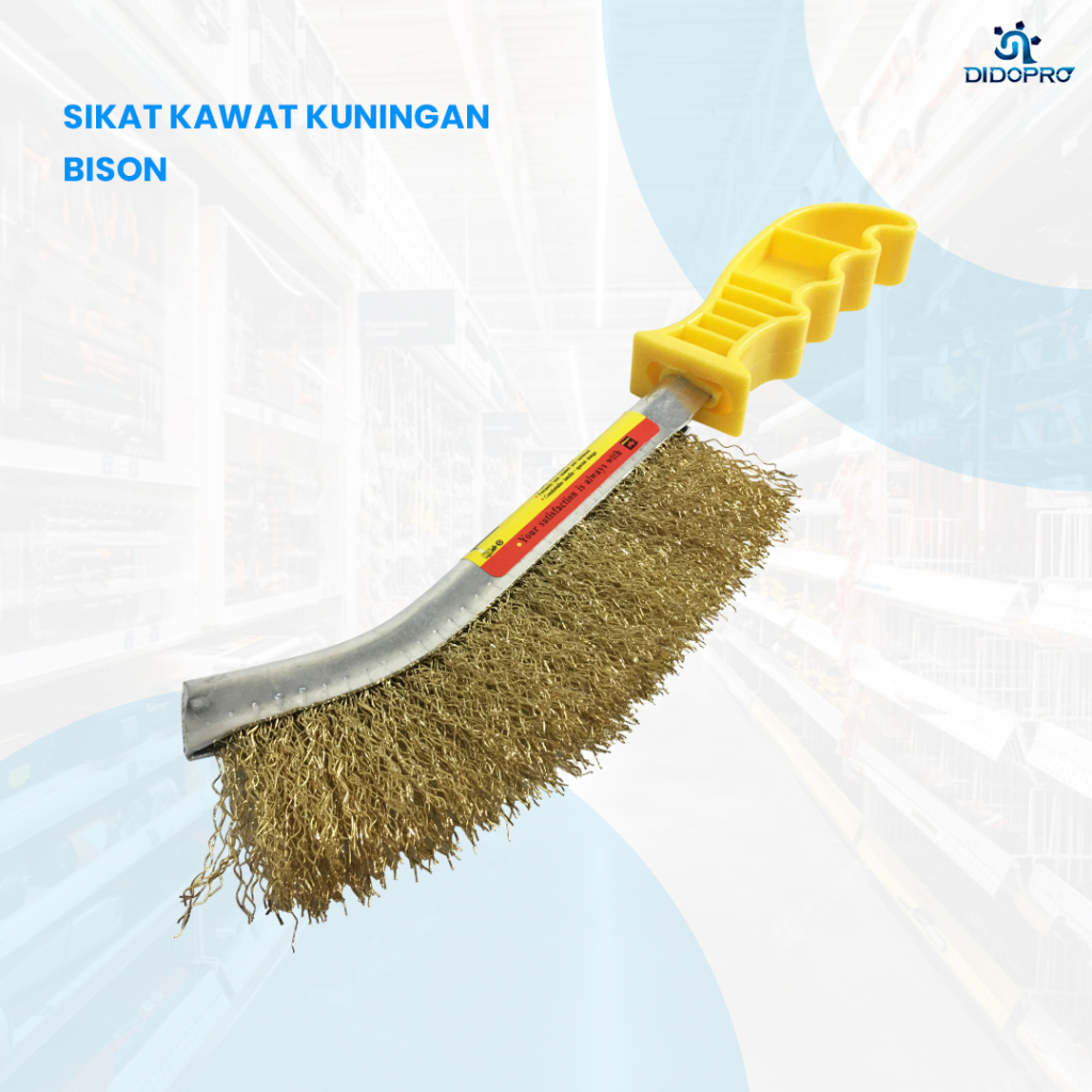 Sikat Kawat Kuningan Model Gagang Sikat Baja Kuningan Bengkok Knife Brushes Termurah Berkualitas