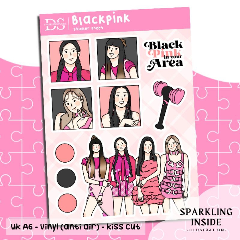 

BLACKPINK STICKER SHEET