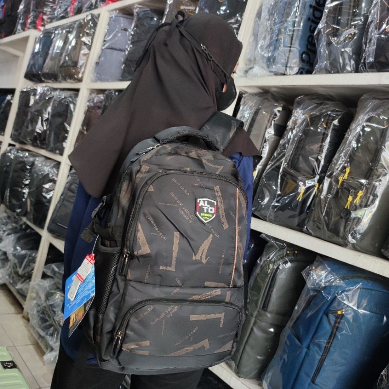 Ransel Alto Tas Punggung Pria Backpack  Alto Tas Backpack Remaja Tas Punggung Anak Sekolah Remaja Alto