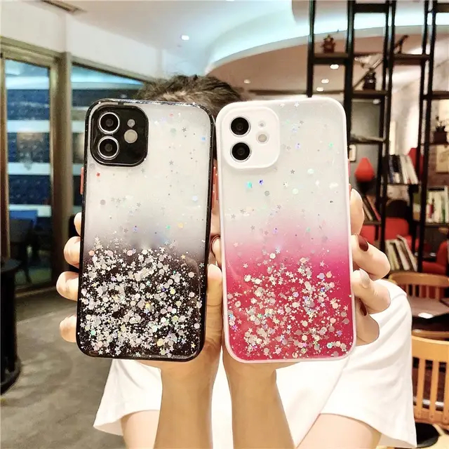 Case Softcase Casing Silikon GLITTER IPHONE 7+ 8+ X XS XR