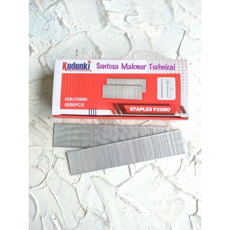 

KODENKI F25 Isi Refill Anak Hekter Staples Paku Tembak Angin I Lurus
