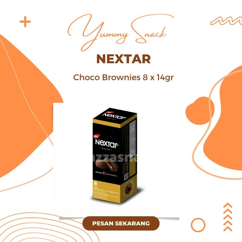 

NEXTAR Choco Brownies 8 x 14 gr