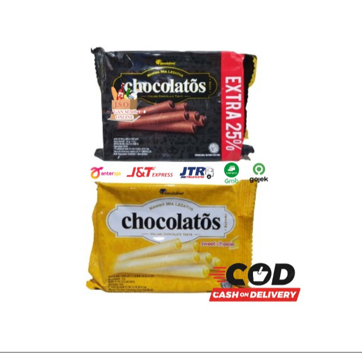 

(HOKKY) Gery Chocolatos Mini Rolls 27gr Mamamia Lezatoz Italian Chocolate Snack Cemilan Wafer Murah Enak